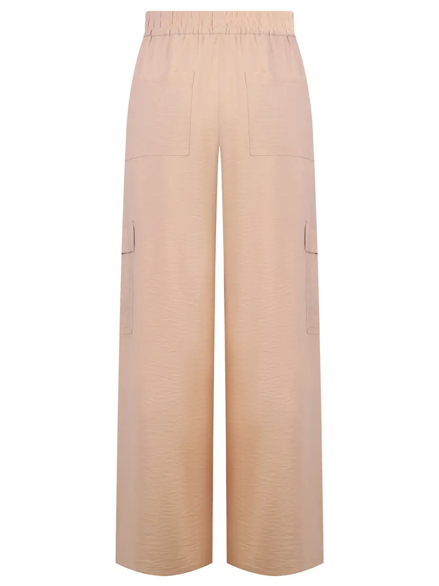 Брюки-карго из вискозы