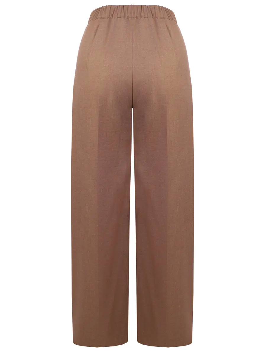 Брюки однотонные