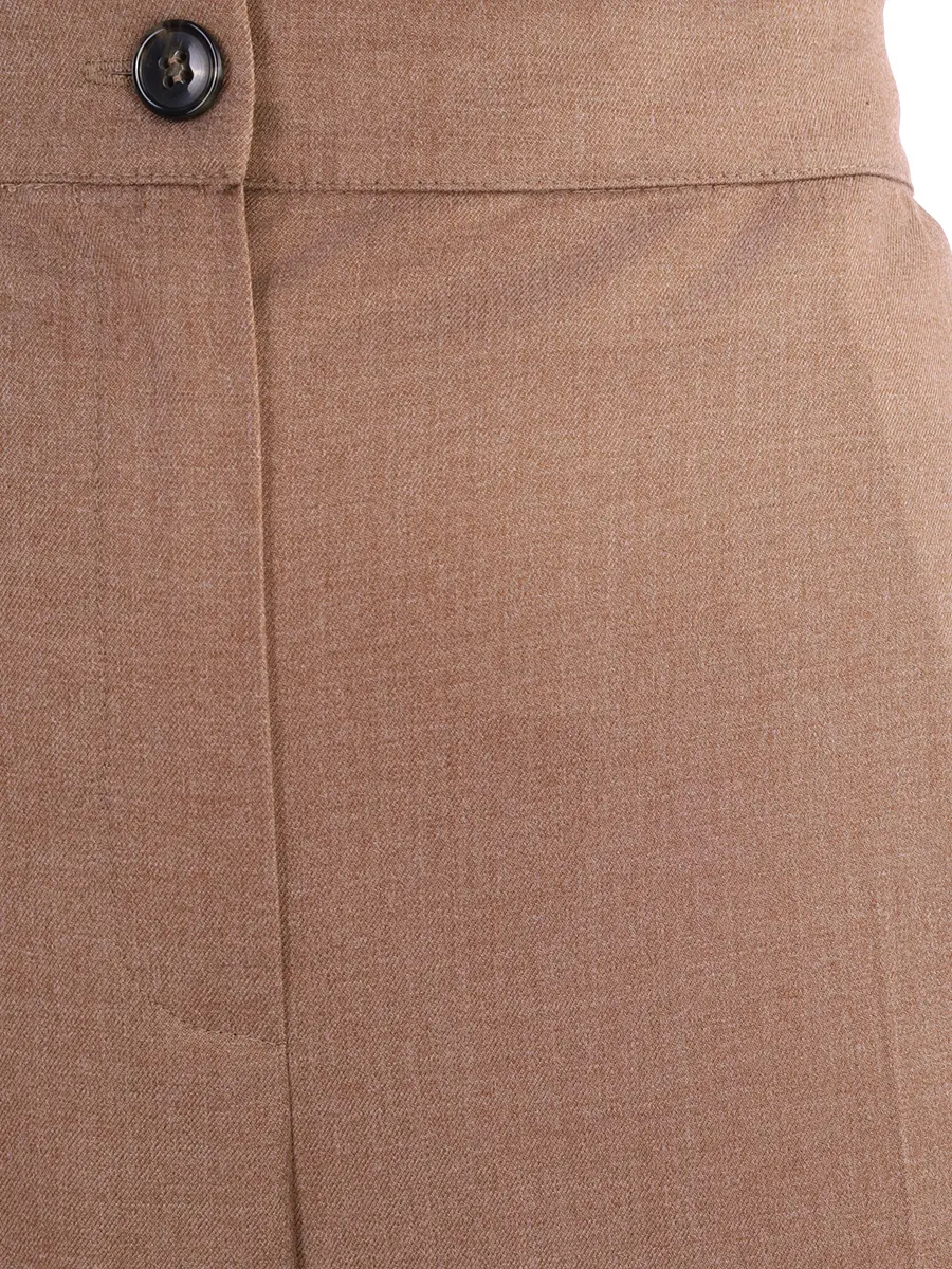 Брюки однотонные