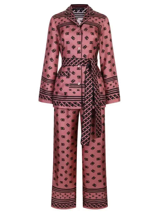 Костюм шелковый DOLCE & GABBANA