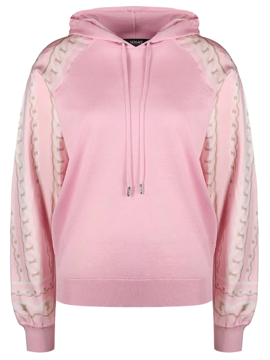 Худи из шерсти и шелка