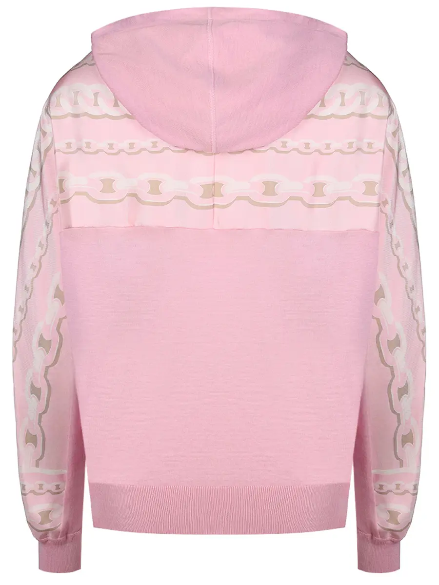 Худи из шерсти и шелка