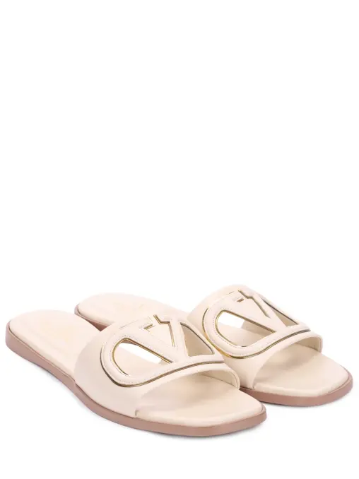 Шлепанцы кожаные VALENTINO