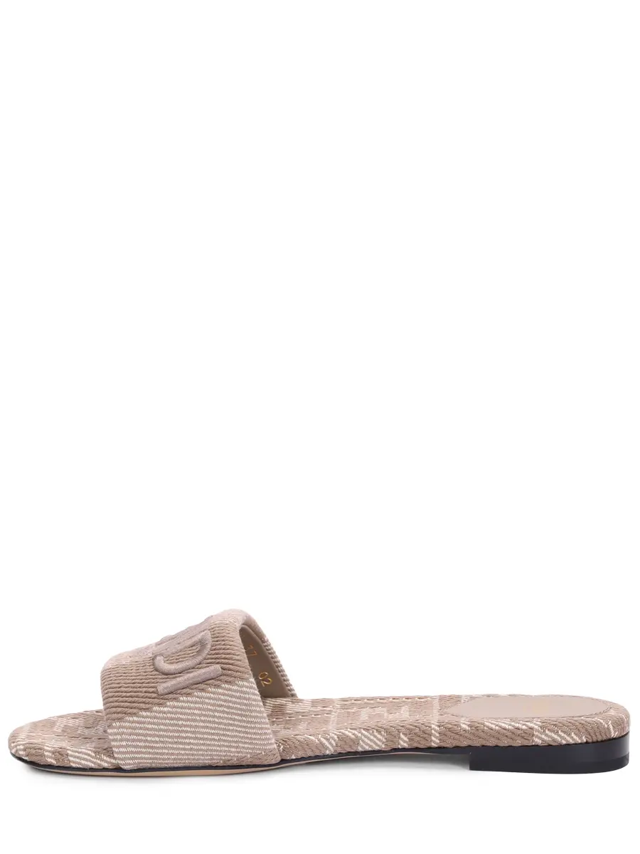Шлепанцы текстильные