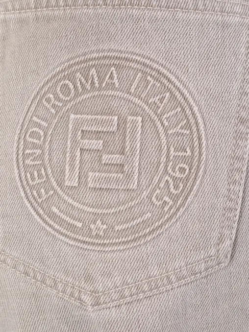 Джинсы хлопковые FENDI