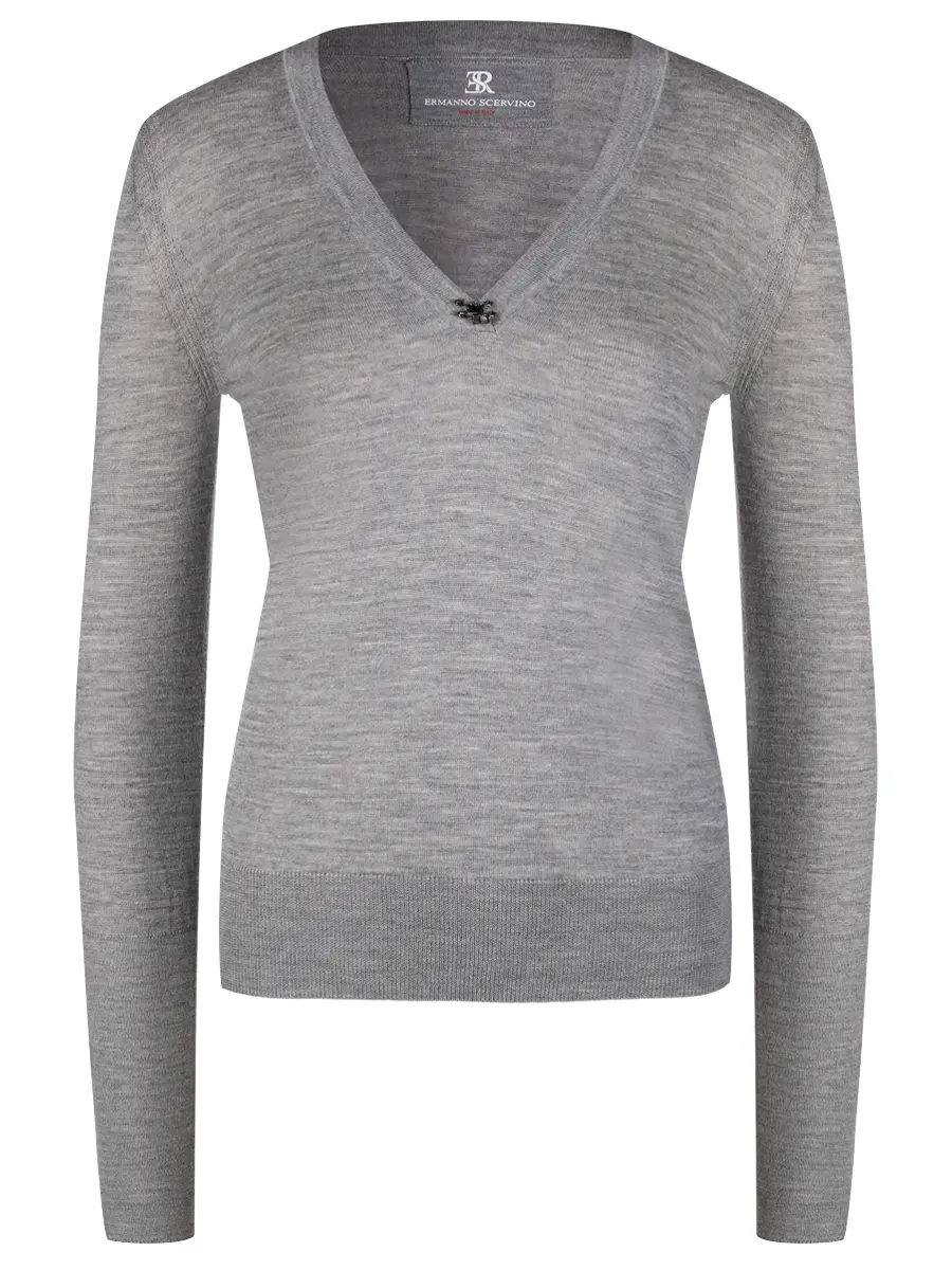 Пуловер шерстяной