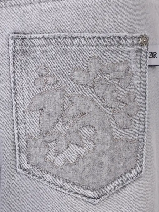 Джинсы хлопковые ERMANNO SCERVINO