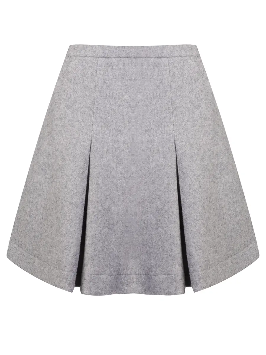 Юбка однотонная