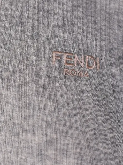 Поло хлопковое FENDI