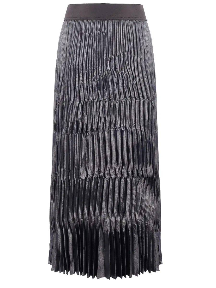 Юбка однотонная