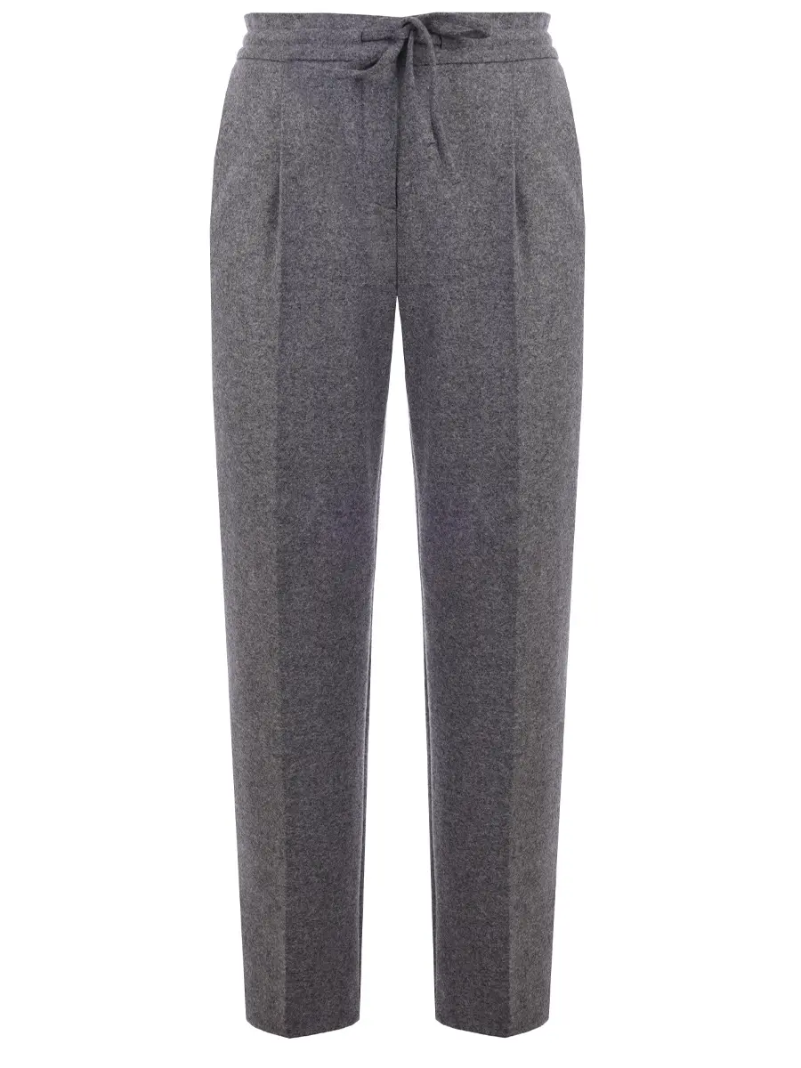 Брюки однотонные