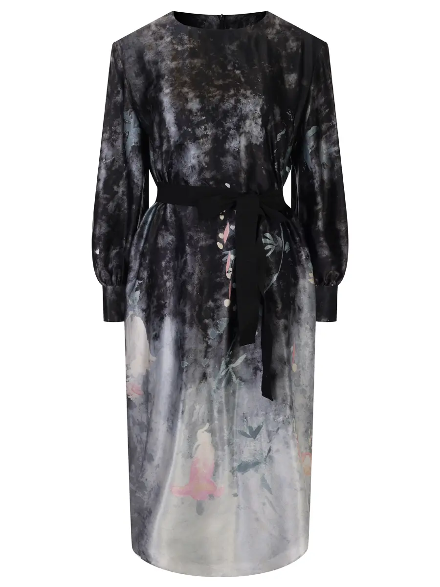 Платье шелковое