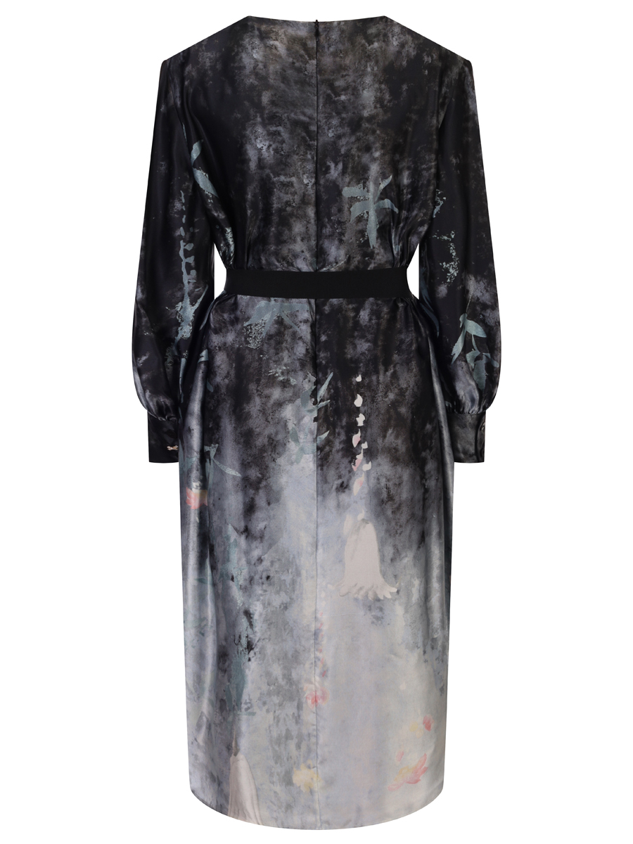 Платье шелковое