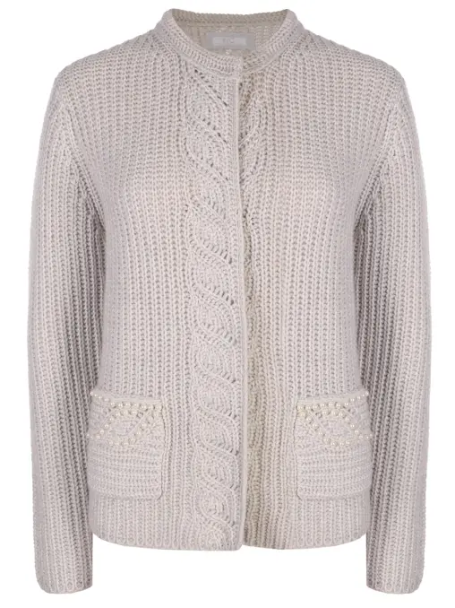 Кардиган из шерсти и кашемира NICE CONNECTION