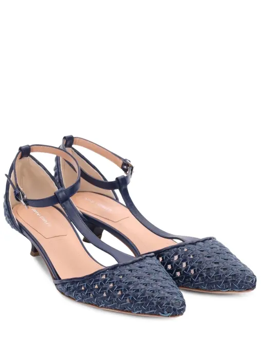 Туфли кожаные ALBERTA FERRETTI