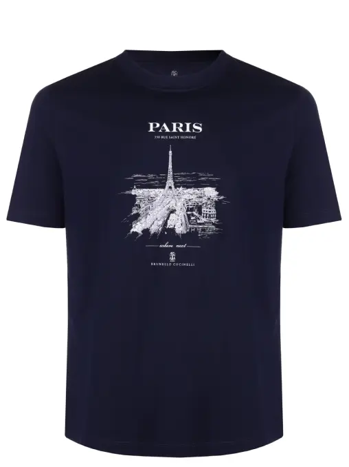 Футболка хлопковая BRUNELLO CUCINELLI