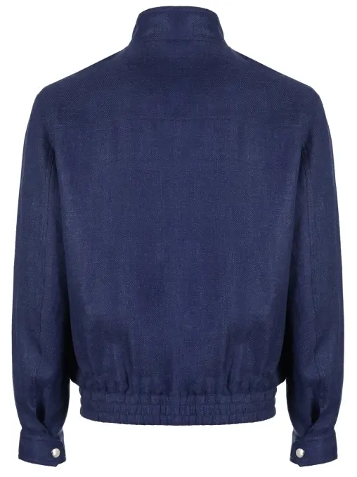 Бомбер изо льна и шерсти BRUNELLO CUCINELLI
