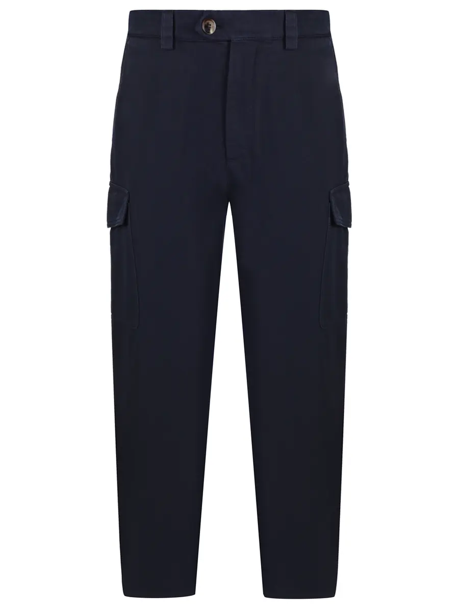 Брюки-карго хлопковые