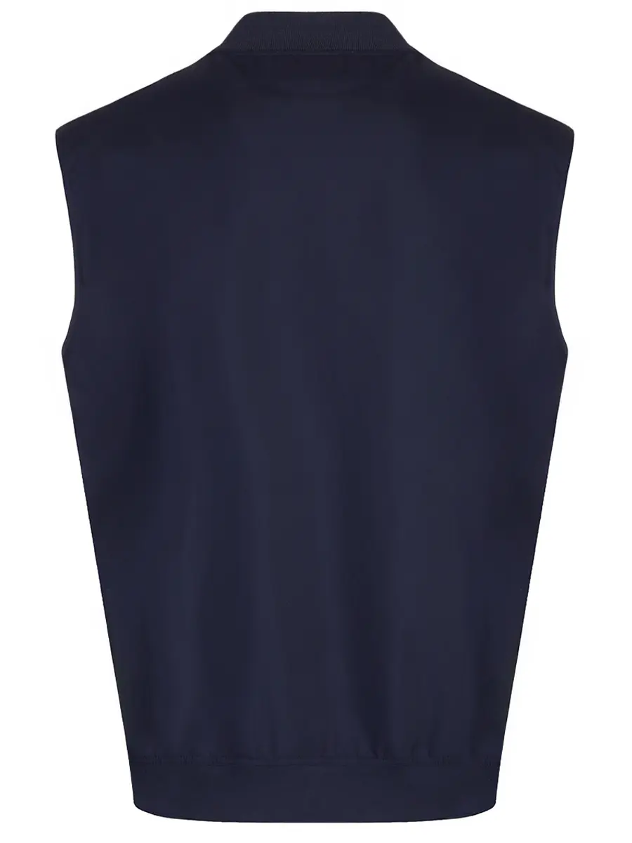 Жилет однотонный