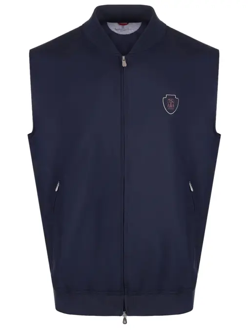 Жилет однотонный BRUNELLO CUCINELLI