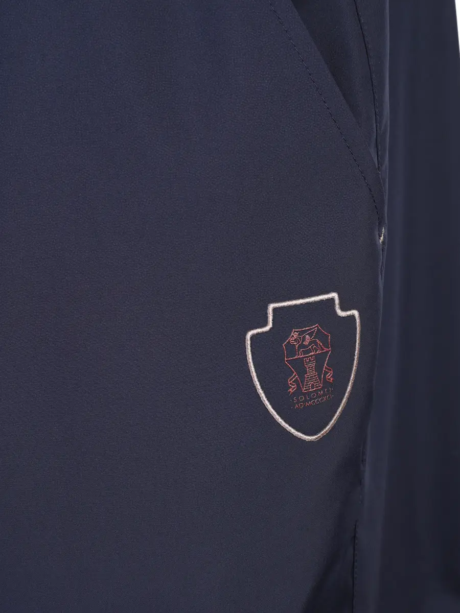 Брюки однотонные