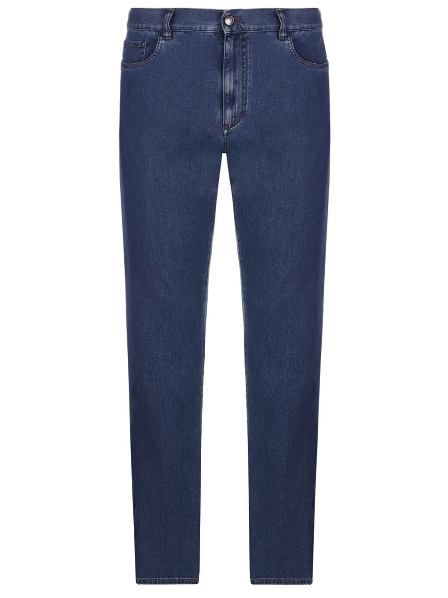 Джинсы Regular Fit из хлопка и лиоцелла