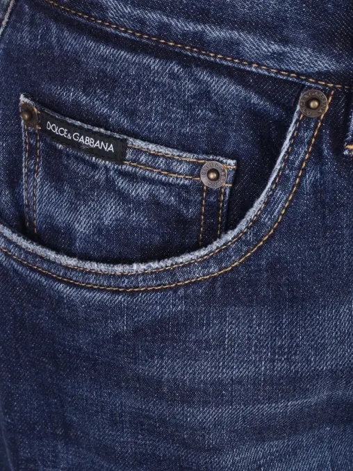 Джинсы Regular Fit хлопковые DOLCE & GABBANA