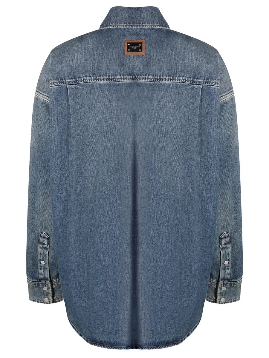 Рубашка джинсовая