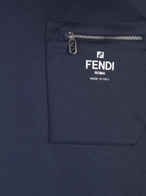 Футболка хлопковая FENDI