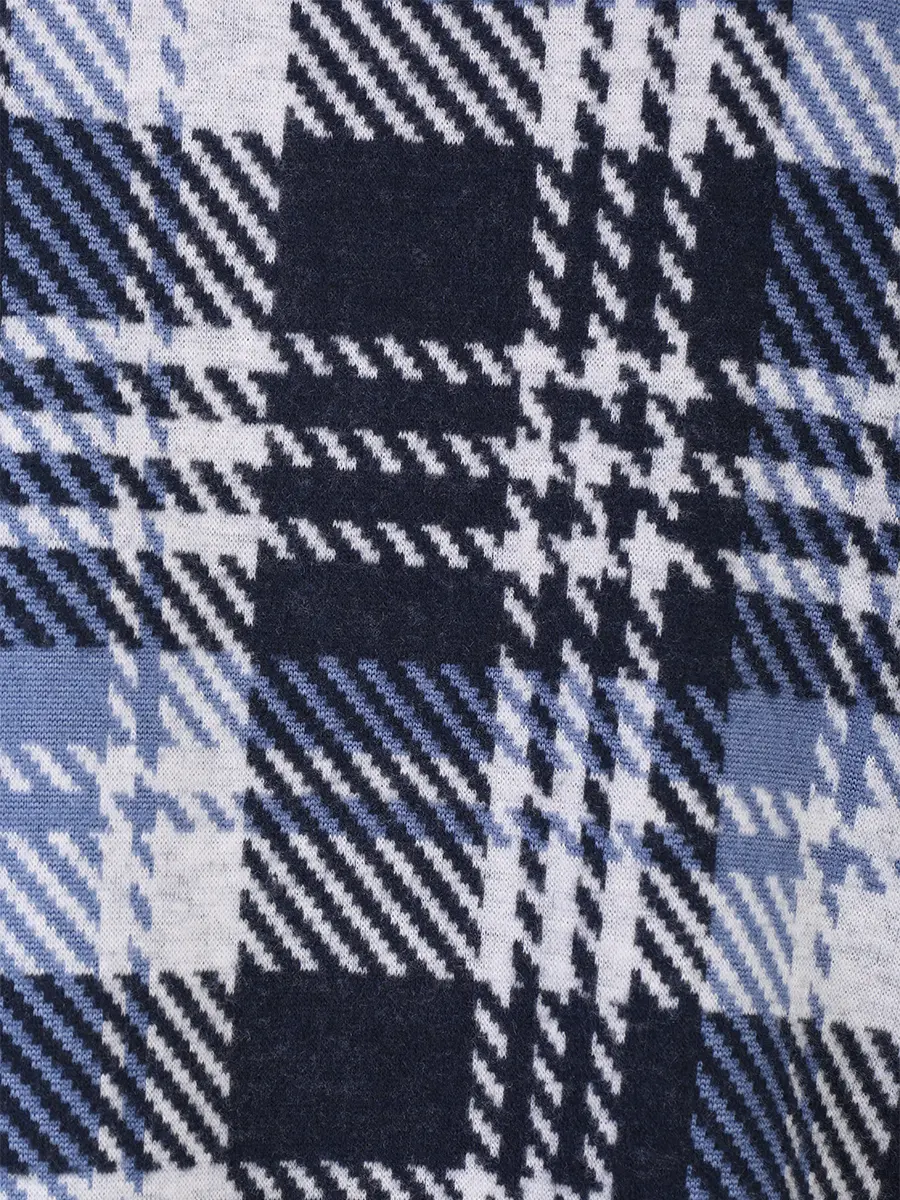 Джемпер в клетку