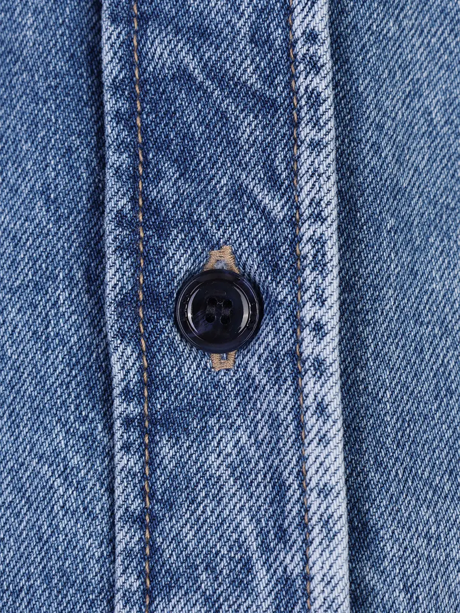 Рубашка Relaxed Fit джинсовая