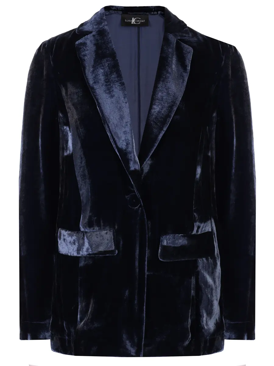 Пиджак велюровый