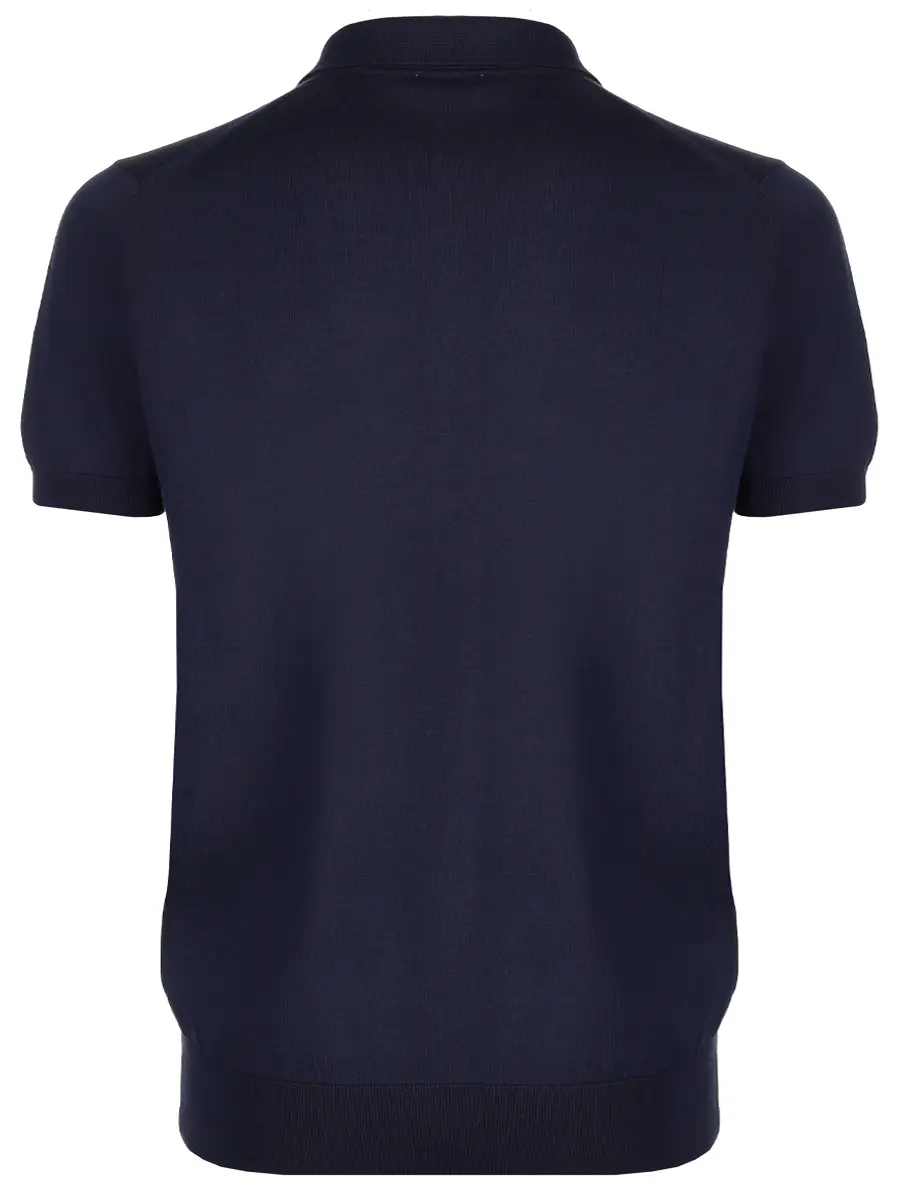 Поло из шелка и хлопка