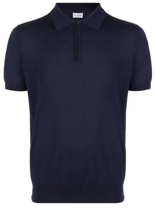 Поло из шелка и хлопка PAL ZILERI