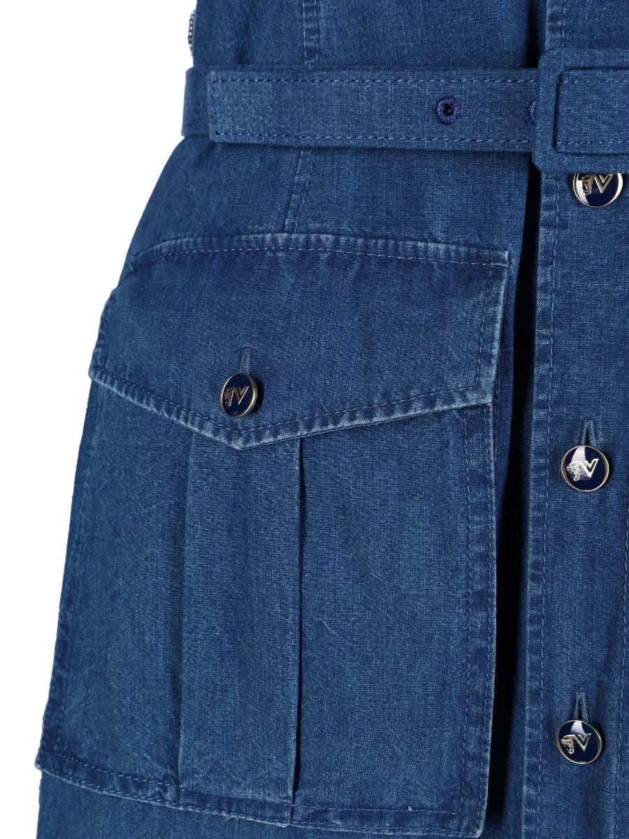 Платье джинсовое