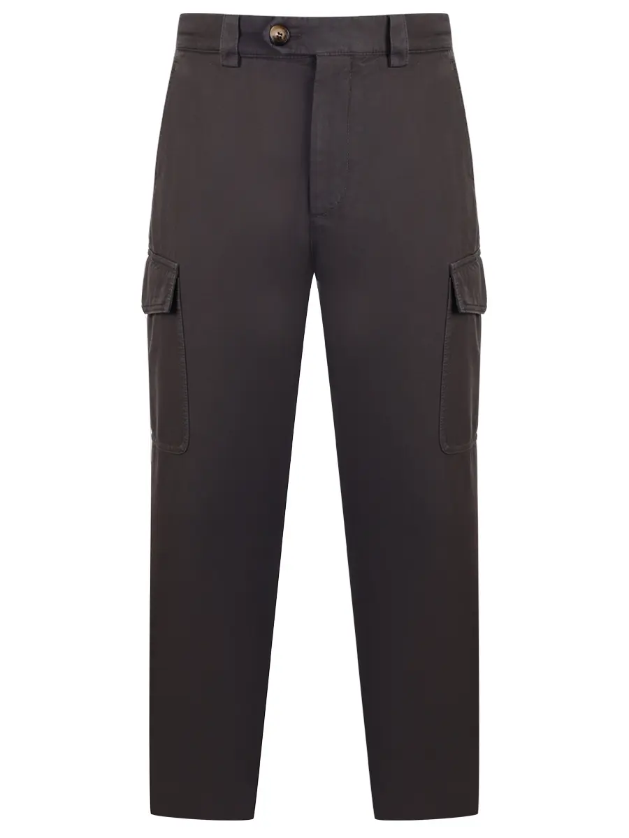 Брюки-карго хлопковые