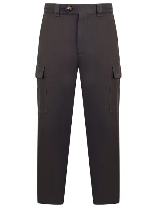 Брюки-карго хлопковые BRUNELLO CUCINELLI
