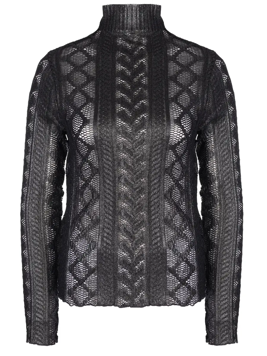 Водолазка ажурная