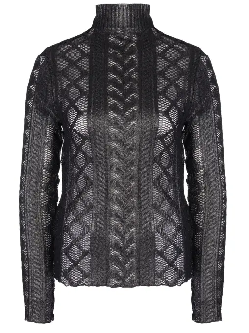 Водолазка ажурная LUISA CERANO