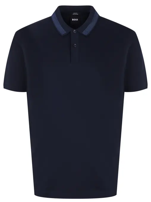 Поло Slim Fit хлопковое BOSS