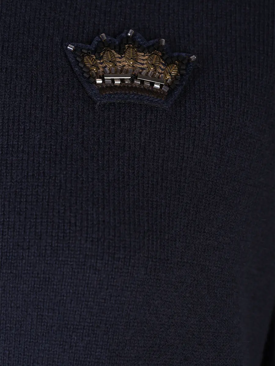 Джемпер комбинированный