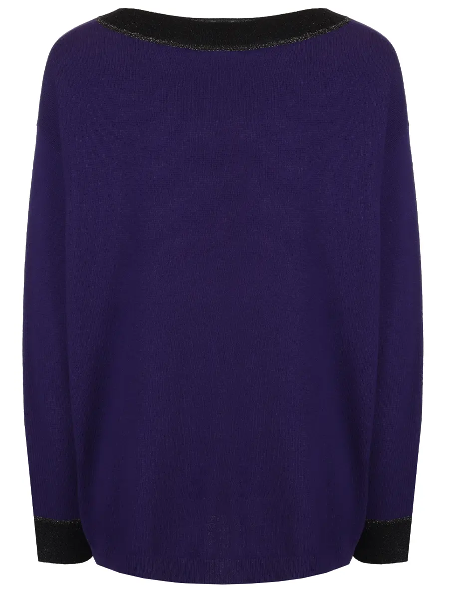 Пуловер из шерсти и шелка