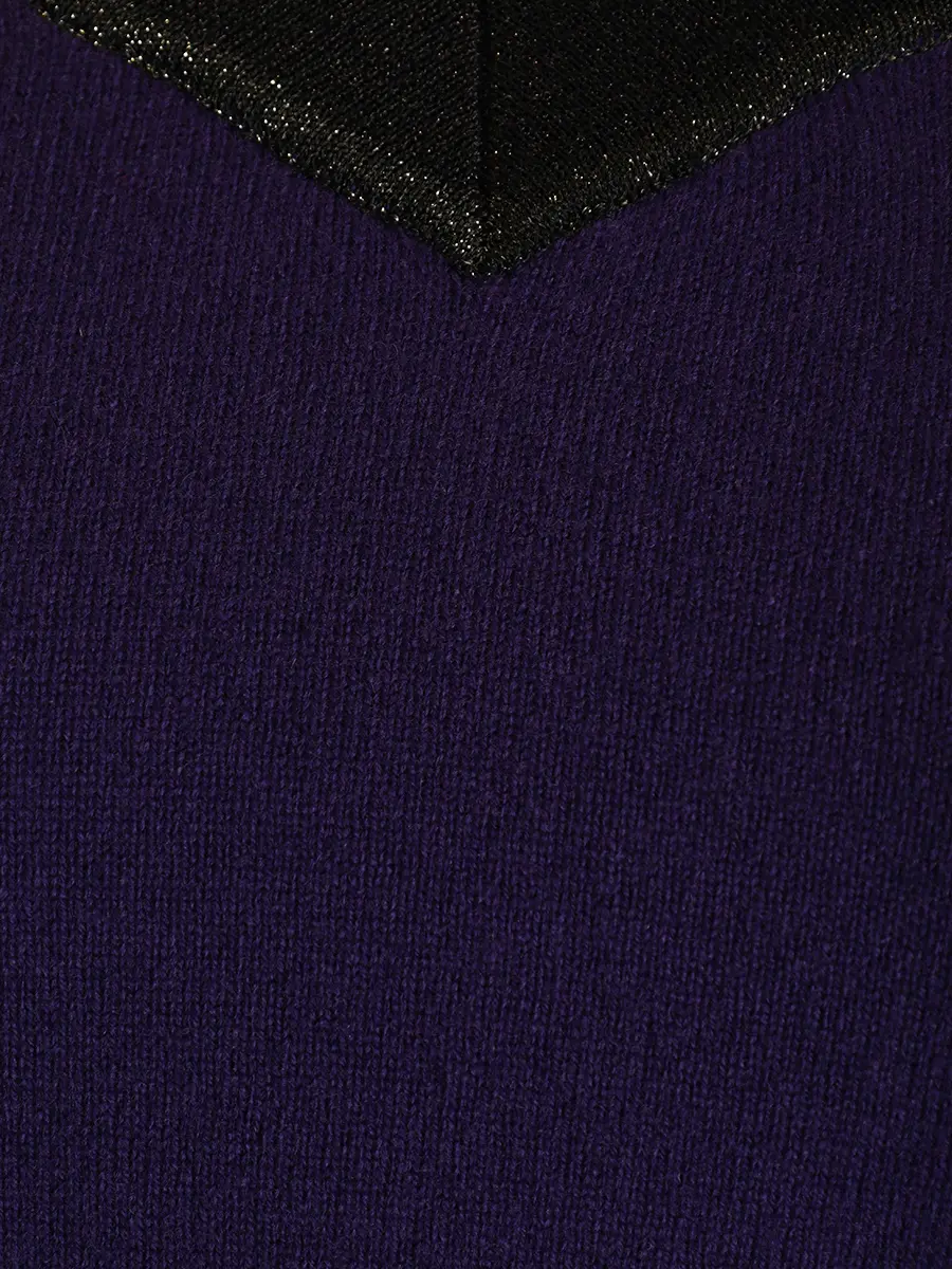 Пуловер из шерсти и шелка