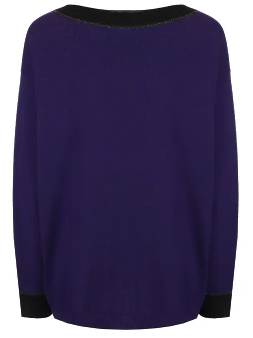 Пуловер из шерсти и шелка LUISA CERANO