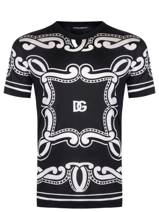 Футболка шелковая DOLCE & GABBANA