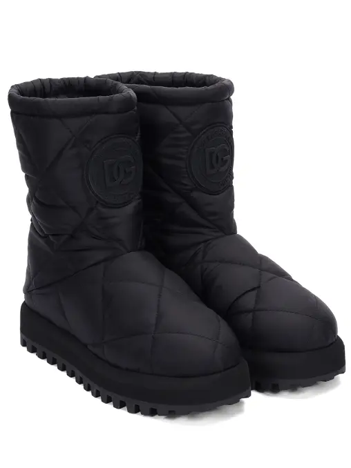 Сапоги текстильные DOLCE & GABBANA