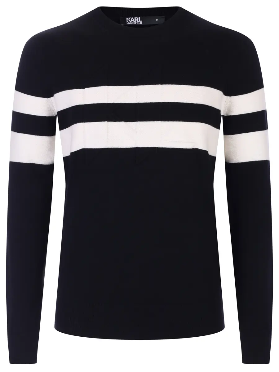 Джемпер из хлопка и шерсти