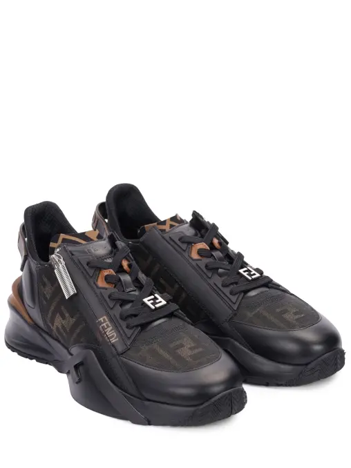 Кроссовки Flow комбинированные FENDI