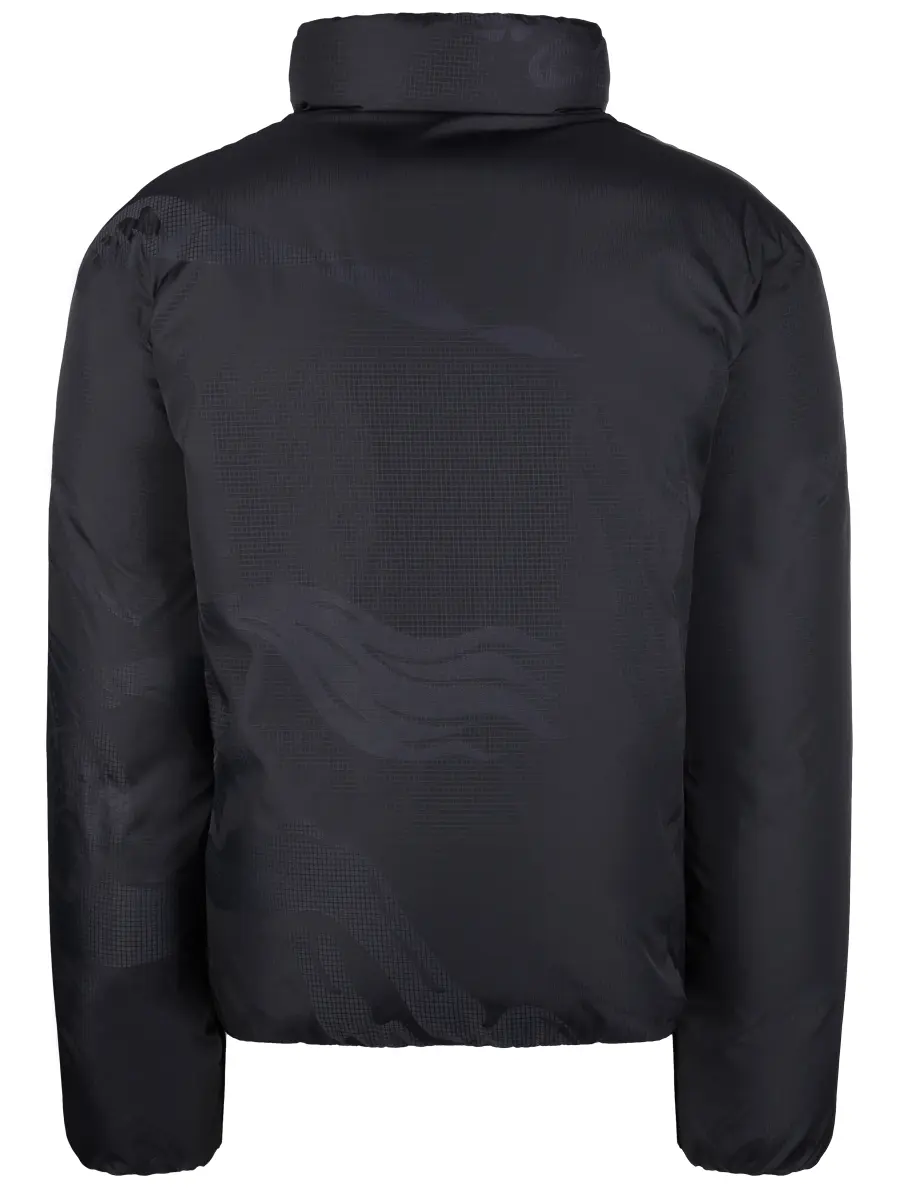 Пуховик с принтом