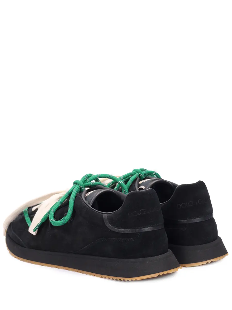 Кроссовки замшевые